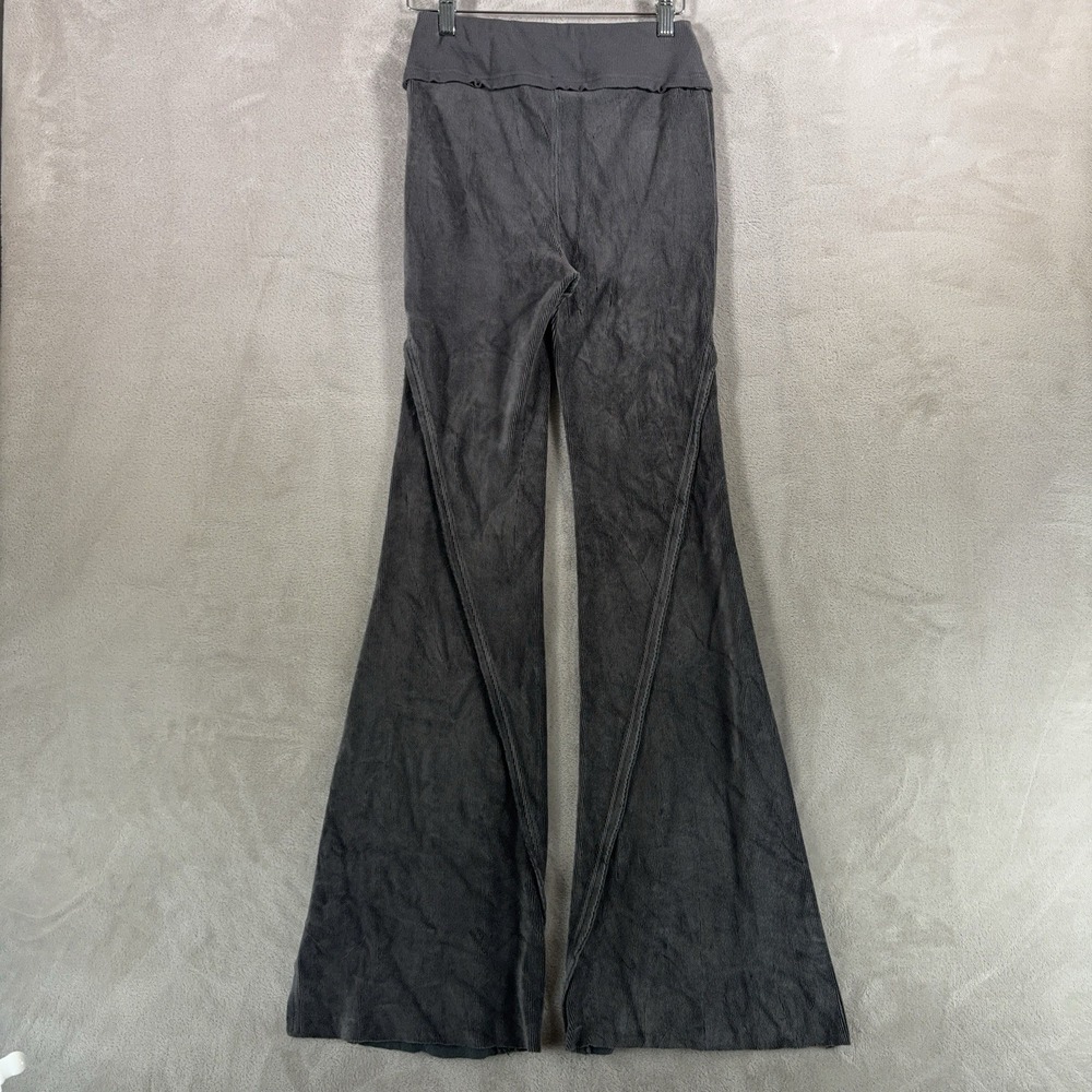 Free People Movement Superfly Flare Pants Womens XS Gray High Rise Yoga Active - Picture 3 of 9